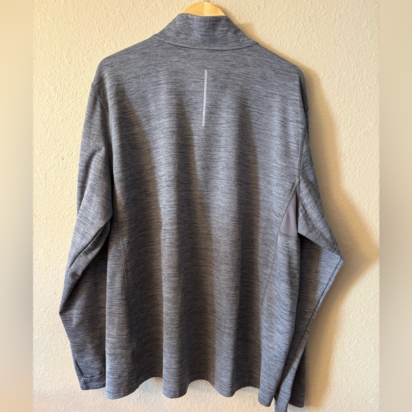 Nike Dri-FIT Men’s Gray Quarter Zip Pullover XL Athletic Top - Picture 3 of 7